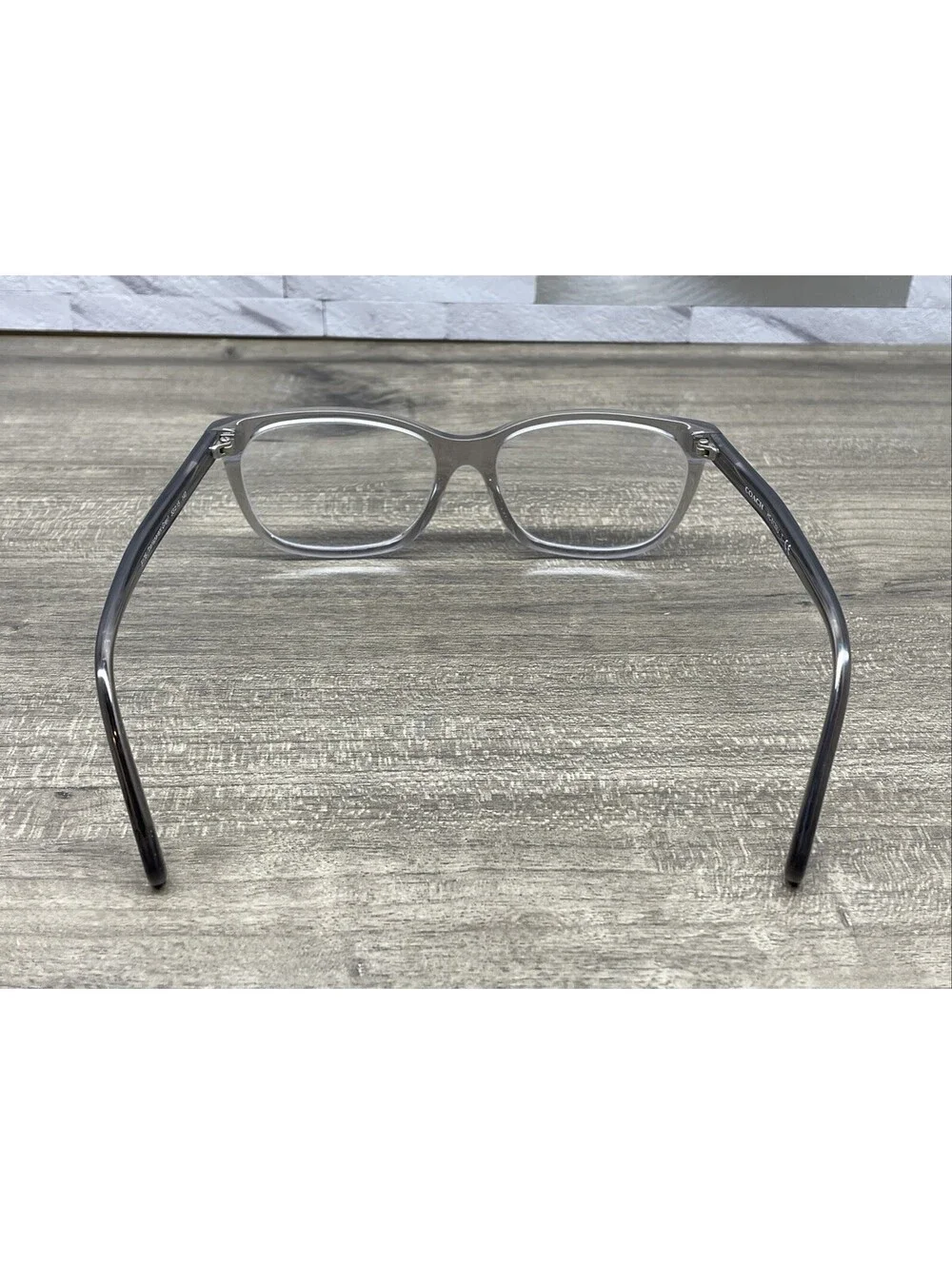 COACH HC6139U 5176 Womens Transparent Grey Rectangle 53-15-140